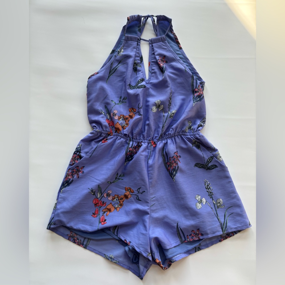 Japna Keyhole Halter Romper XS